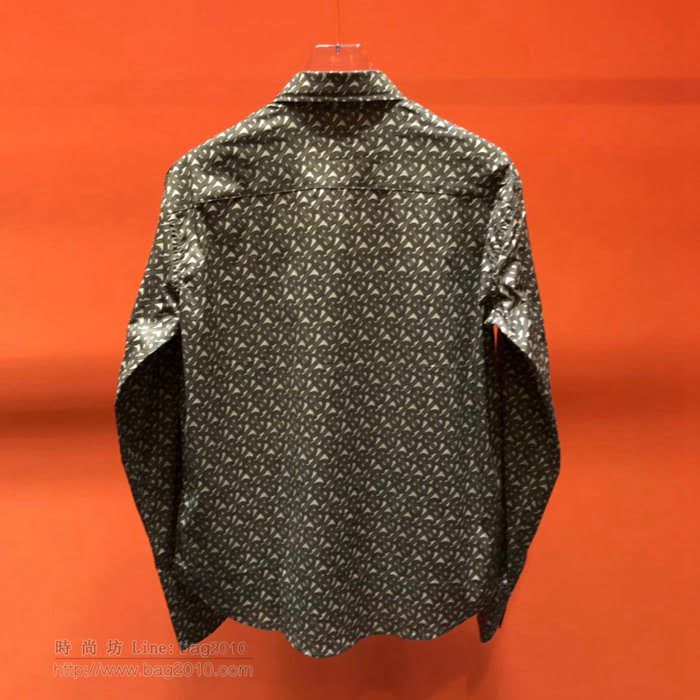 Burberry男裝 19/20FW新款 最高品質 巴寶莉印花秋季男襯衫  tzy2371